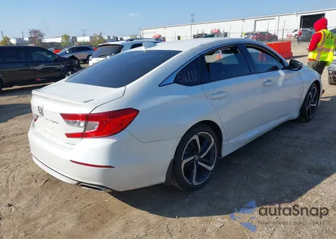 2019 Honda Accord Sport from USA, damaged, VIN 1HGCV1F34KA801616